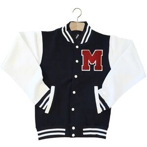 DUBWEAR CLOTHING CO - Varsity Baseball Jacket Size S With College Letter EUC